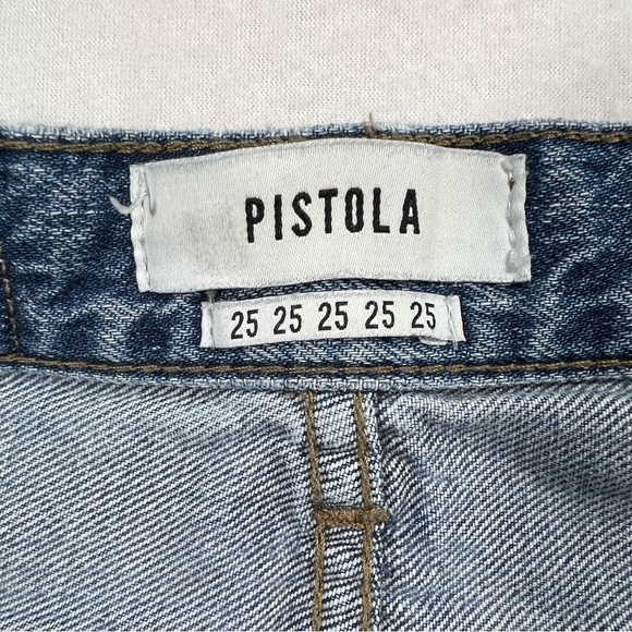 PISTOLA Jeans Skinny Fit High Rise Distressed P6626KEE-IMM Blue Size 25 - Picture 2 of 9